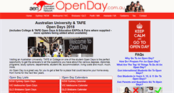 Desktop Screenshot of openday.com.au